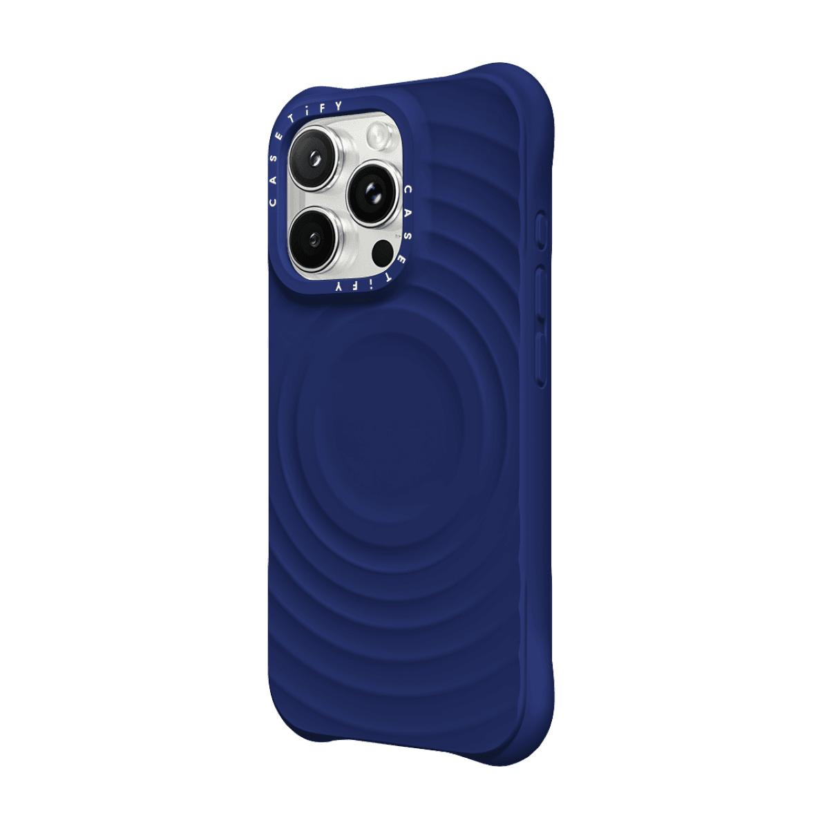 CASETiFY Magsafe The Ripple Case for iPhone 16 Pro - Navy Blue