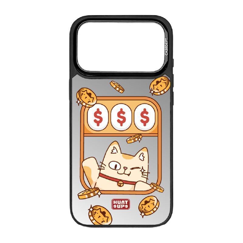 CaseDept. iPhone 17 Pro | 17 Pro Max Mirror Case - Black Huat Up Jackpot iPhone 17 Pro