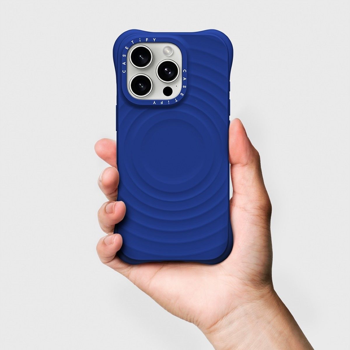 CASETiFY Magsafe The Ripple Case for iPhone 16 Pro - Cobalt Blue