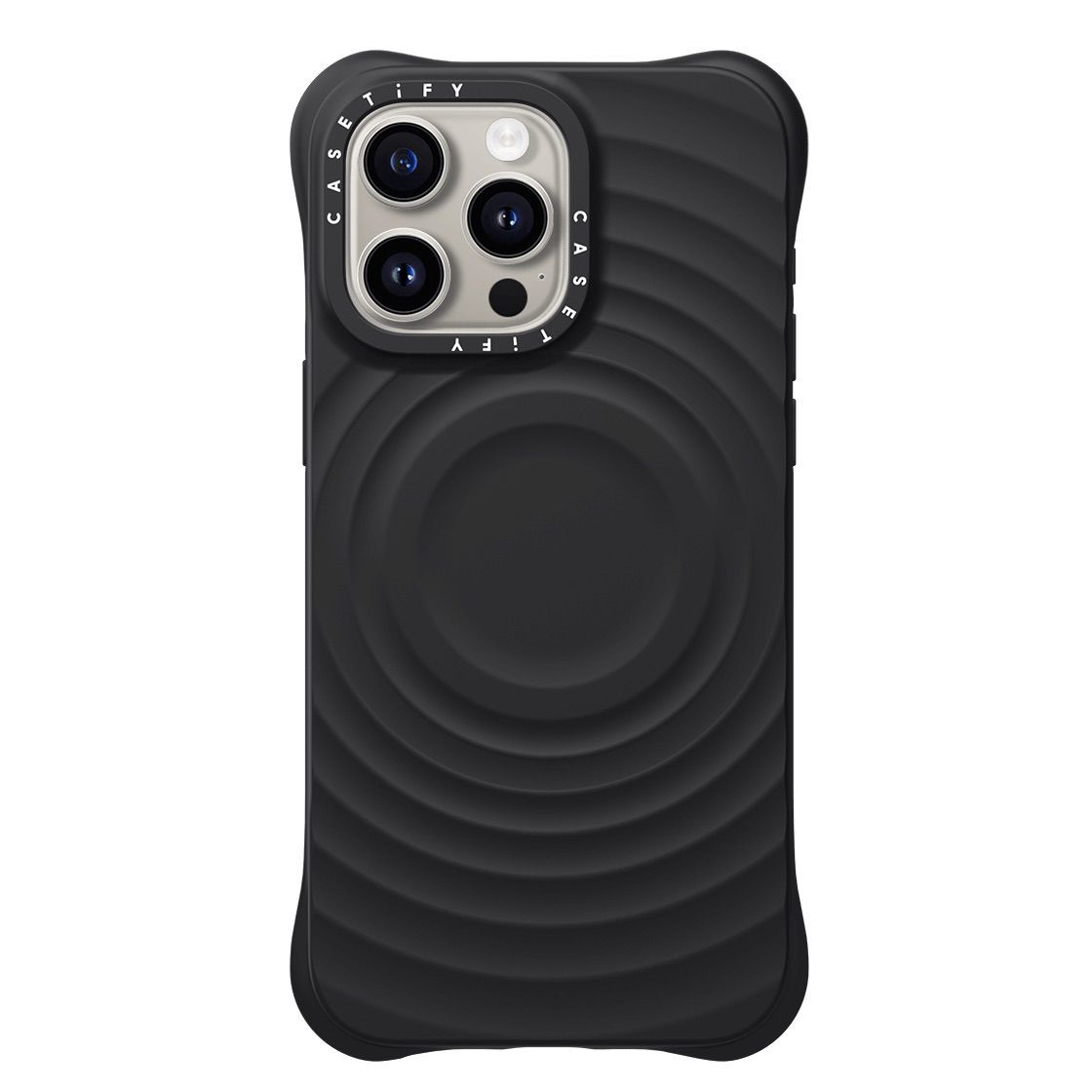 CASETiFY Magsafe The Ripple Case for iPhone 16 Pro Max - The Black Case