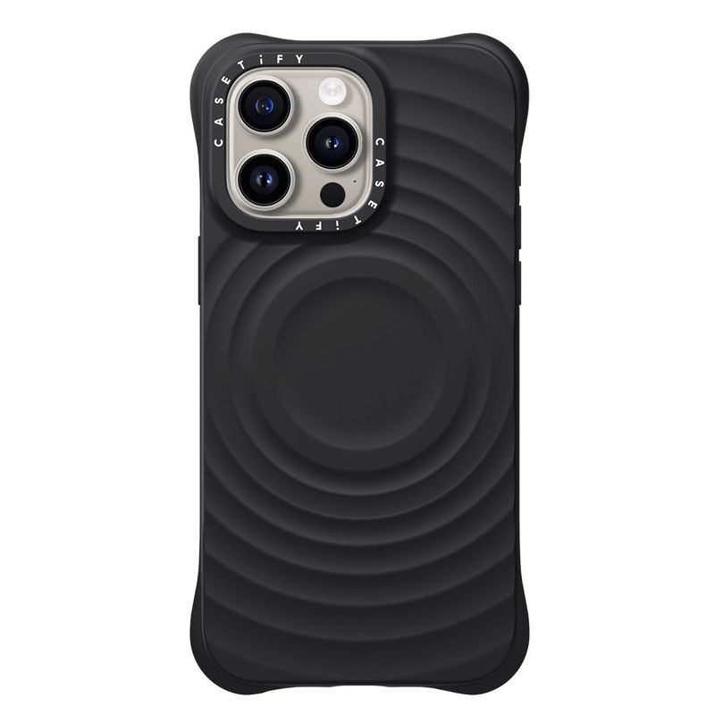 CASETiFY Magsafe The Ripple Case for iPhone 16 Pro Max - The Black Case