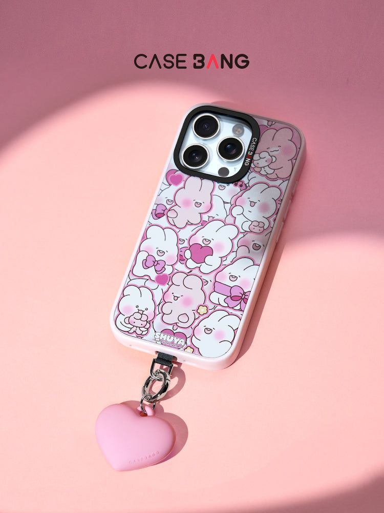 CASEBANG Phone Charm Pendant - Pink Heart