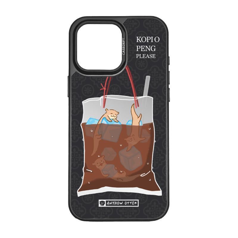 CaseDept. iPhone 16 Pro Max Mirror Case - Black Anyhow Otter Kopi O iPhone 16 Pro Max