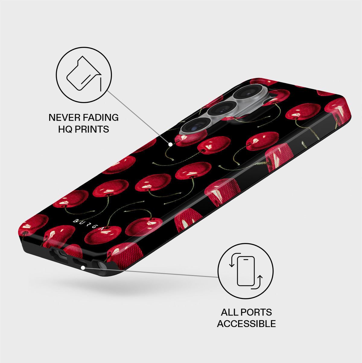 BURGA Samsung Galaxy S26 Ultra Cherrybomb Tough MagSafe Case