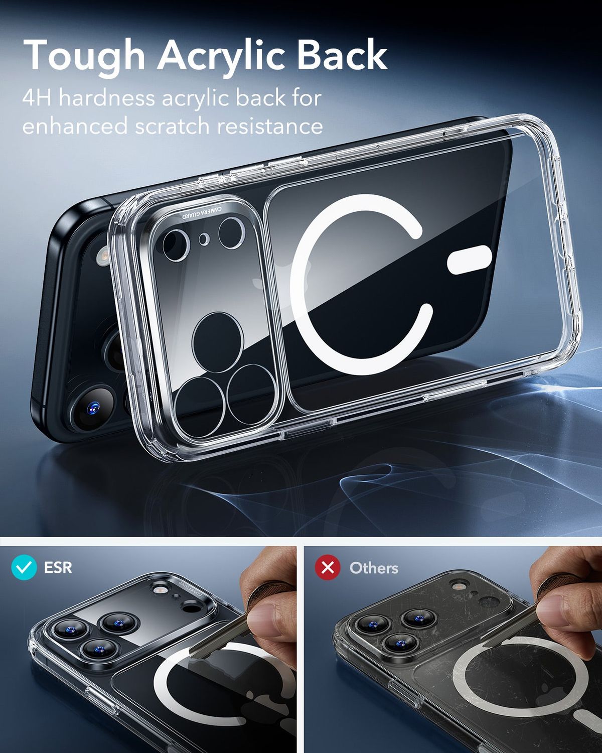 ESR iPhone 17 Series Classic Hybrid Magsafe Case (Camera Control)