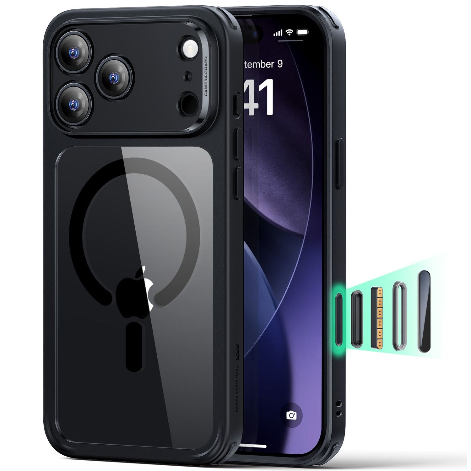 ESR iPhone 17 Series Classic Hybrid Magsafe Case (Camera Control)