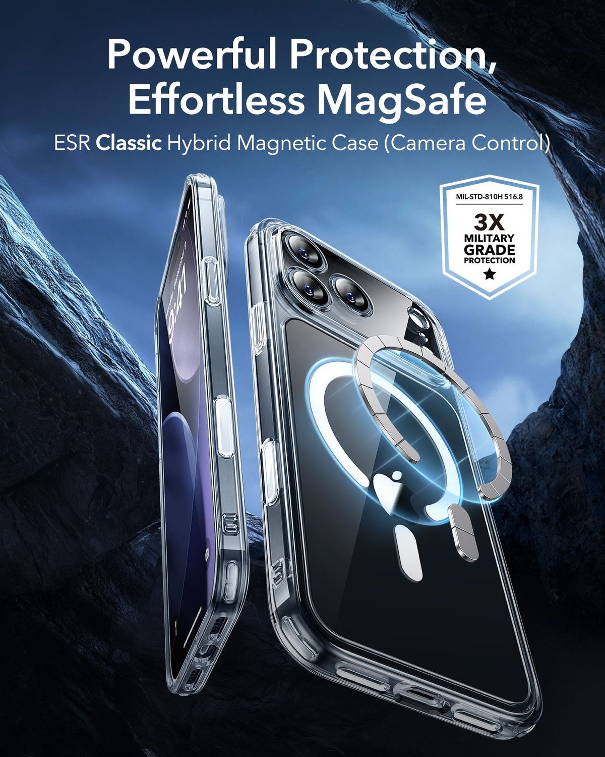 ESR iPhone 17 Series Classic Hybrid Magsafe Case (Camera Control)