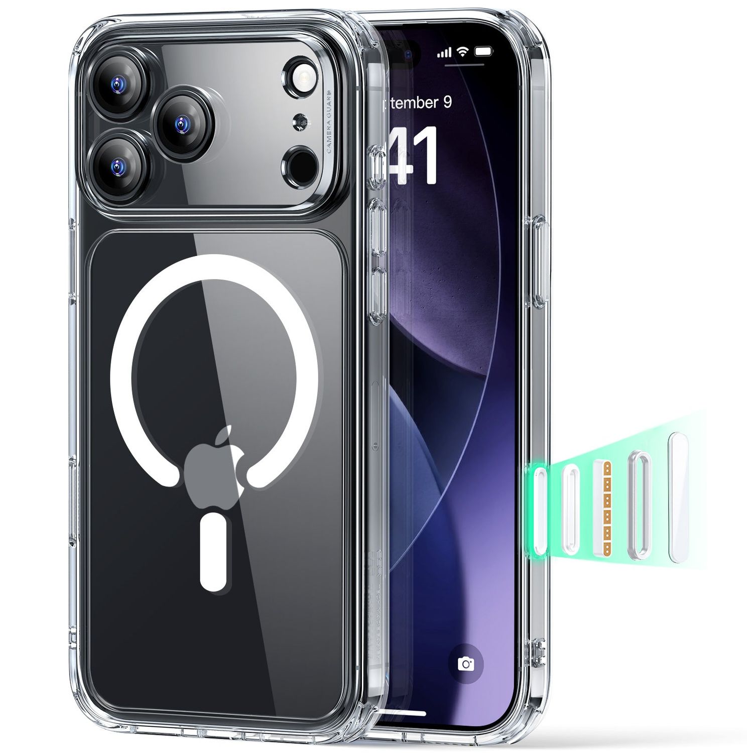 ESR iPhone 17 Series Classic Hybrid Magsafe Case (Camera Control)