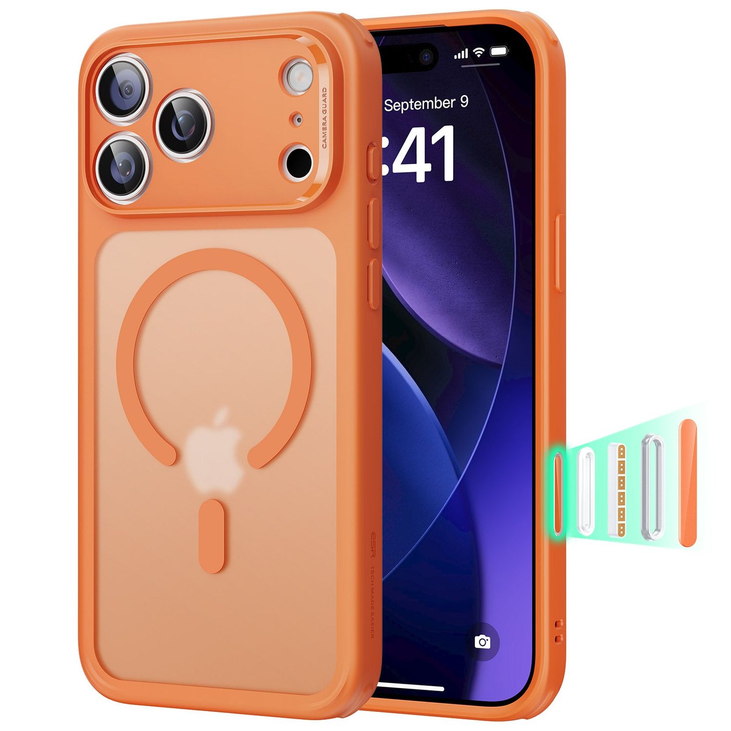 ESR iPhone 17 Series Classic Hybrid Magsafe Case (Camera Control)
