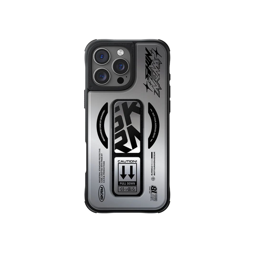 Skinarma iPhone 16 Pro Max Kira Kobai Mag-Charge Back Case - Chrome