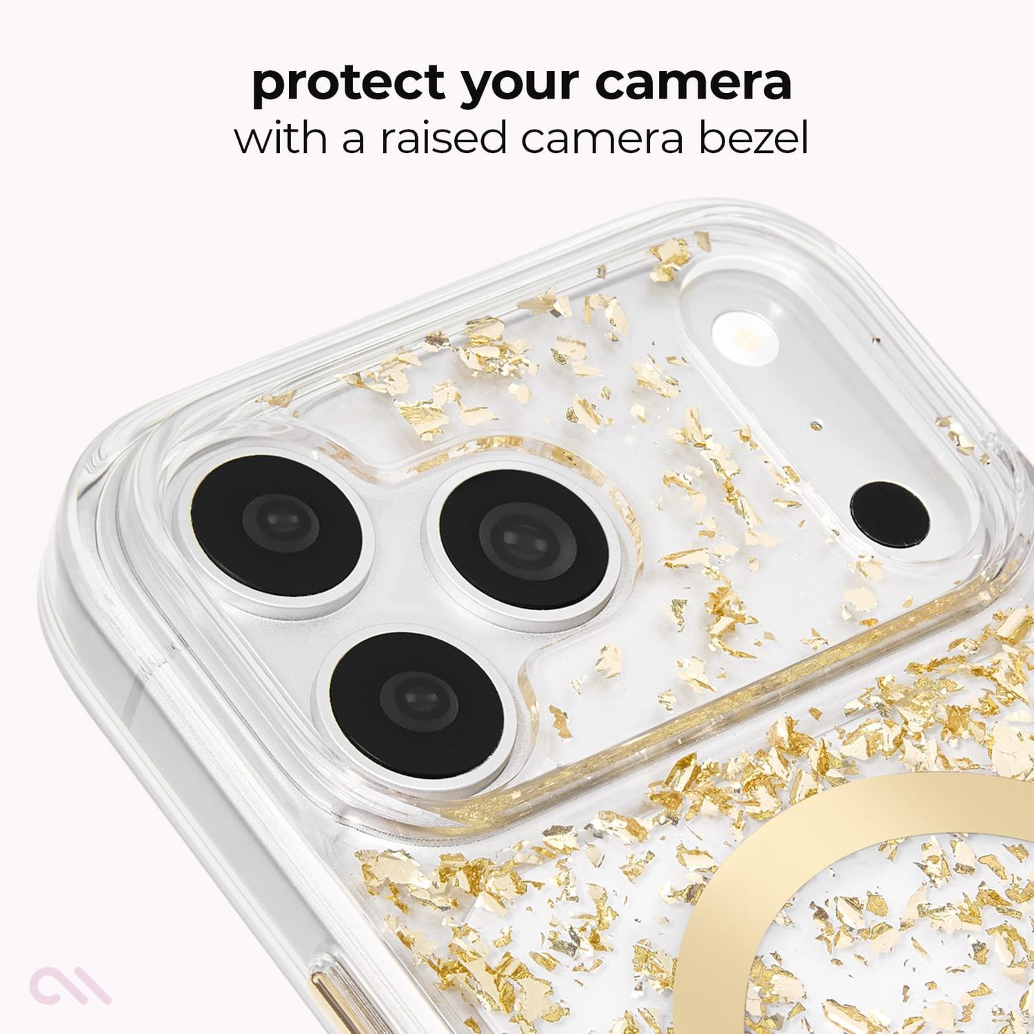 Case-Mate  iPhone 18 / 17 Pro / Pro Max  Karat Flakes MagSafe Case - Gold