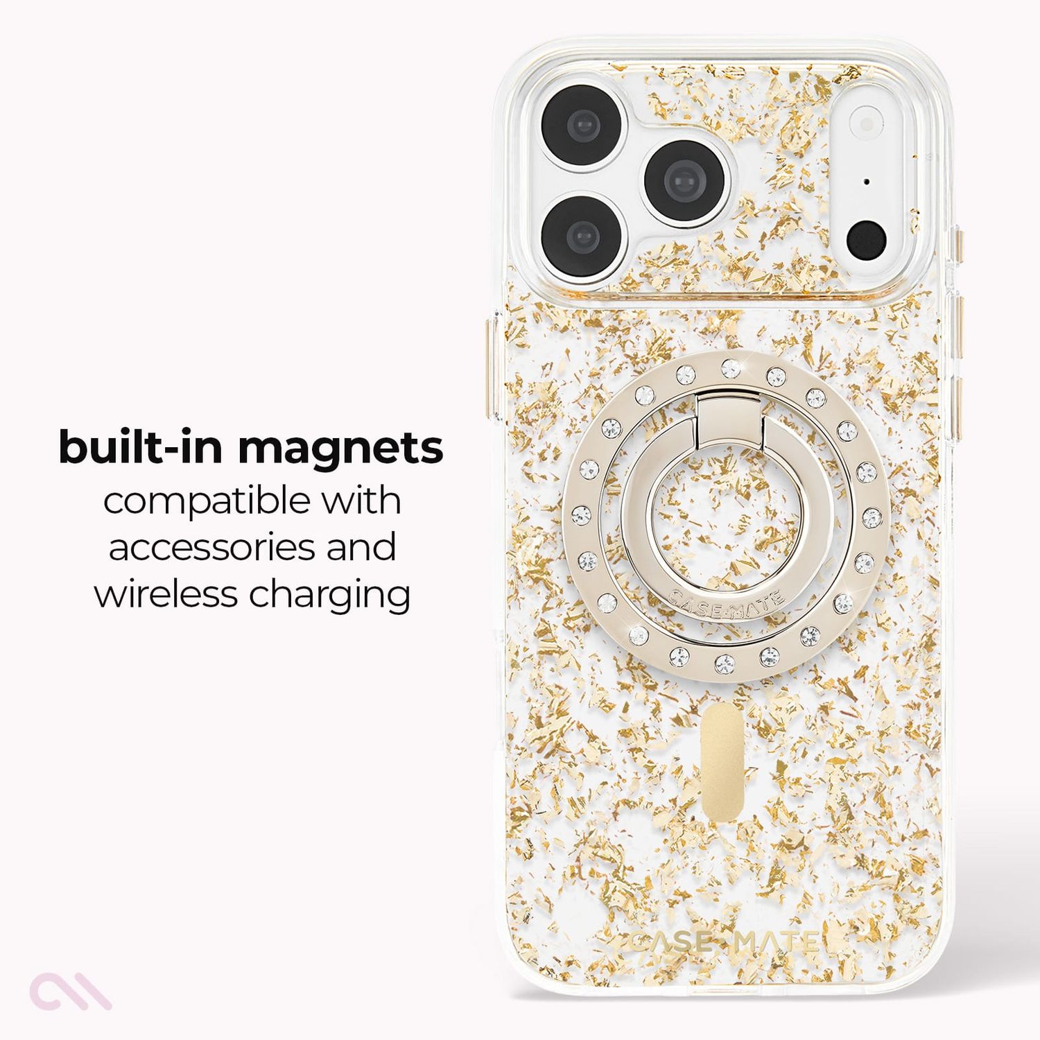 Case-Mate  iPhone 18 / 17 Pro / Pro Max  Karat Flakes MagSafe Case - Gold