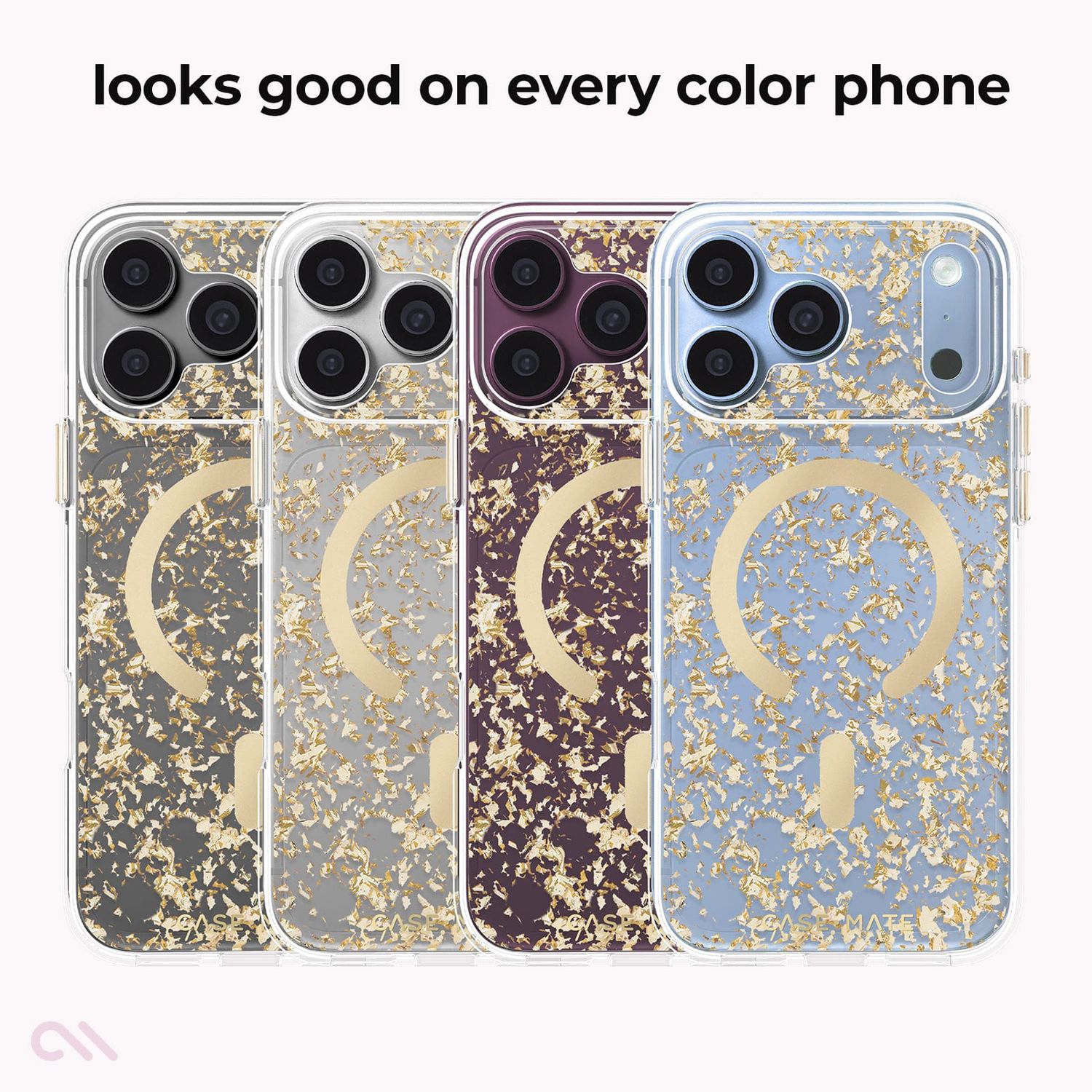 Case-Mate  iPhone 18 / 17 Pro / Pro Max  Karat Flakes MagSafe Case - Gold