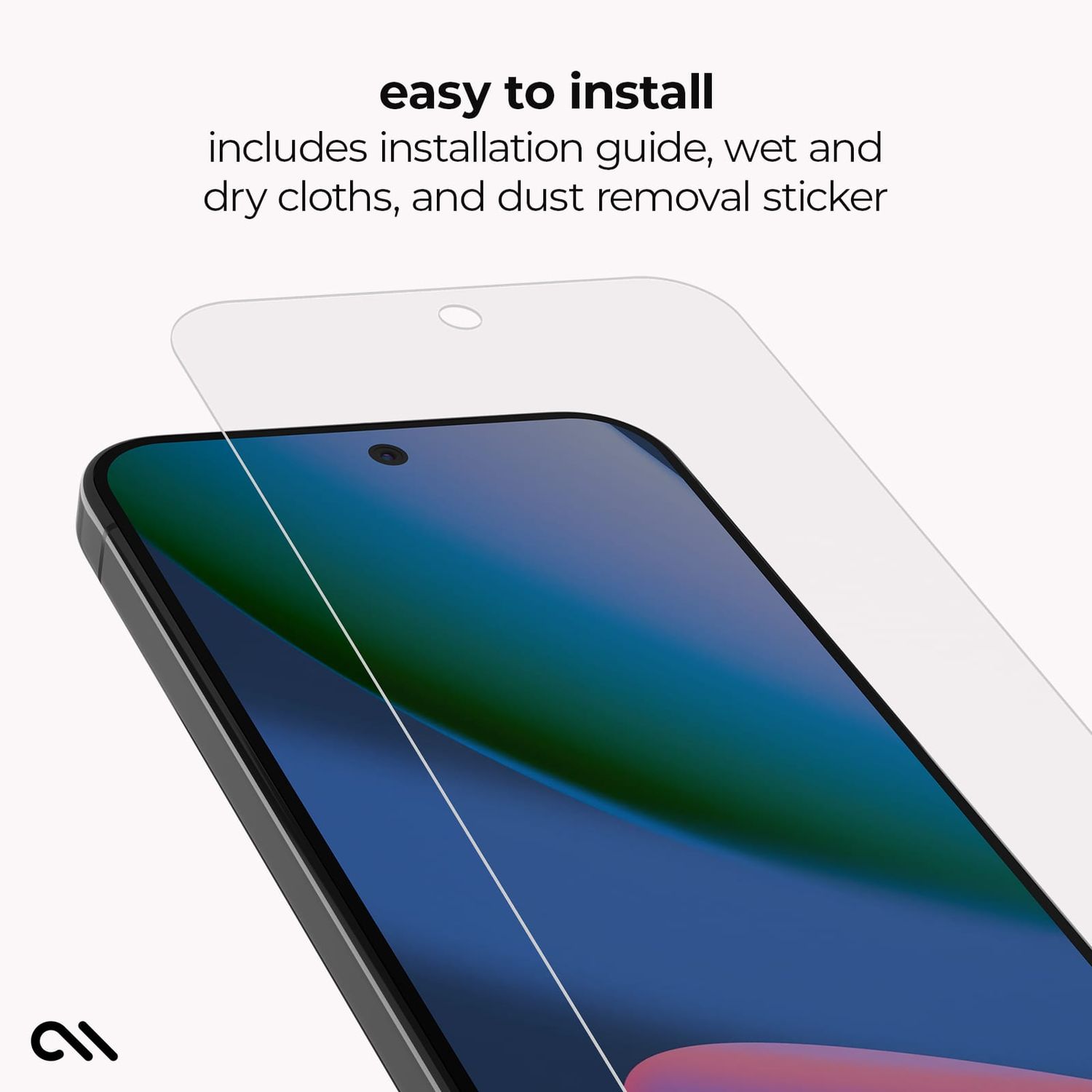 Case-Mate Google Pixel 11 Series - Glass Screen Protector - Clear | Google Pixel 11 / Pro / Pro XL