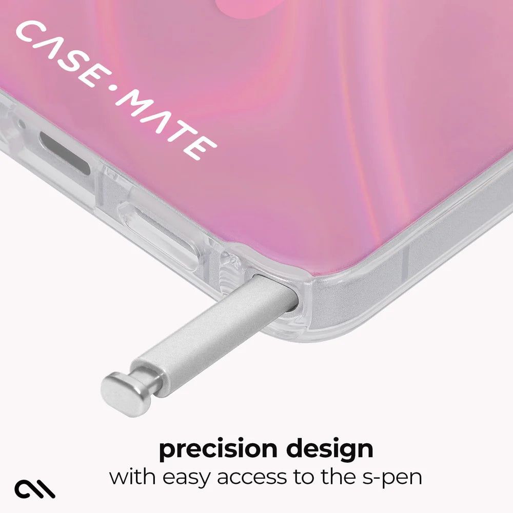 Case-Mate Samsung Galaxy S26 Series - Peach Bubble Magnetic Case (Iridescent)