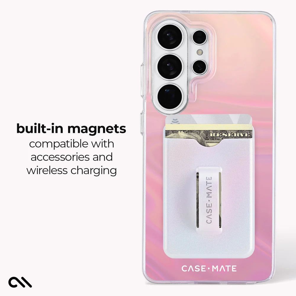 Case-Mate Samsung Galaxy S26 Series - Peach Bubble Magnetic Case (Iridescent)