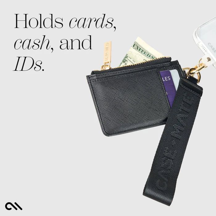 Case-Mate Phone Strap - Essential Wallet Black
