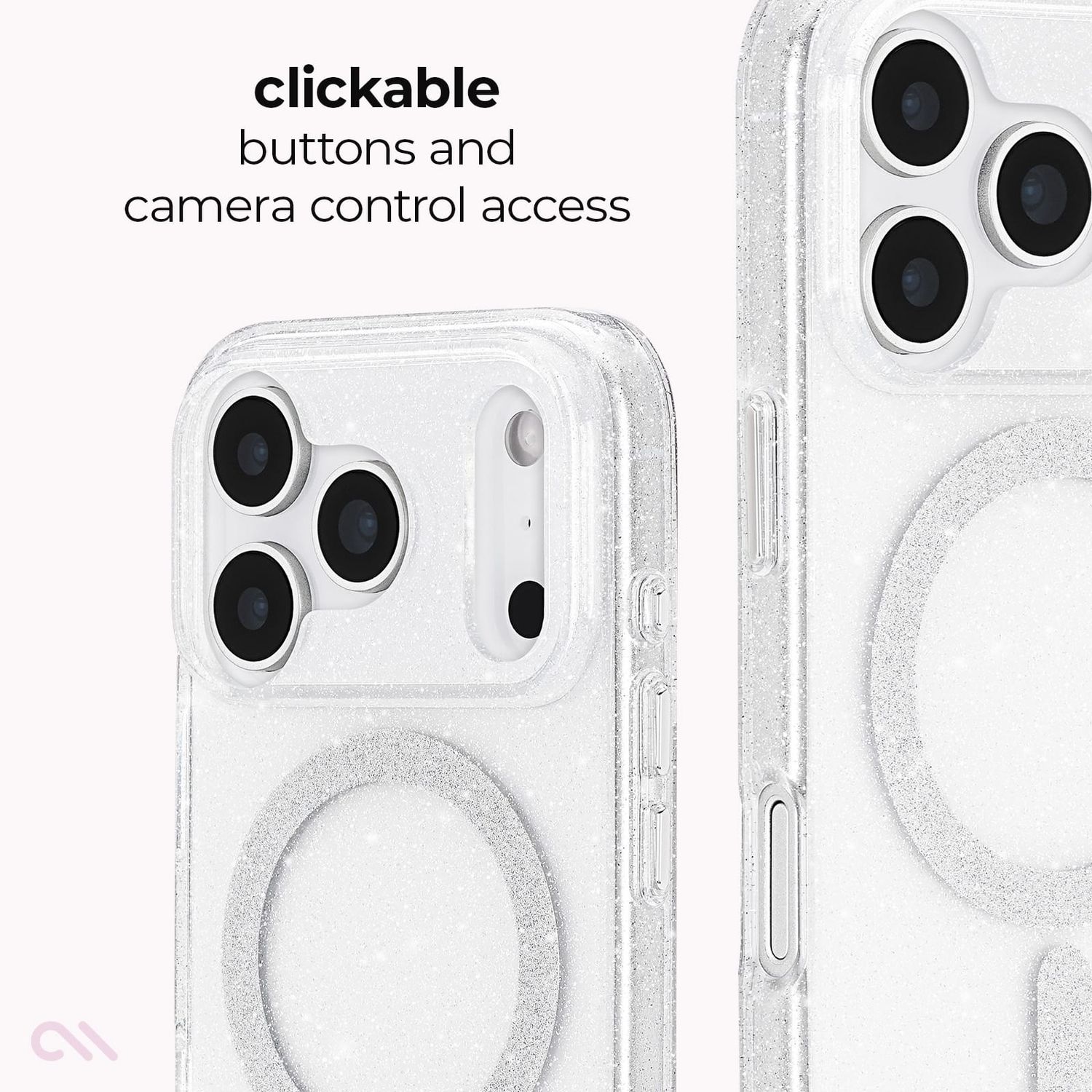 Case-Mate iPhone 18 / 17 Pro Max Twinkle MagSafe Case - Twilight Silver