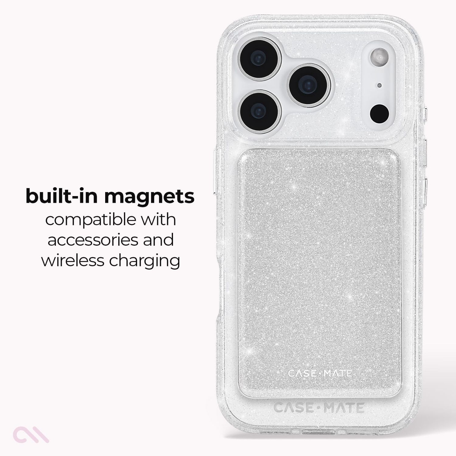 Case-Mate iPhone 18 / 17 Pro Max Twinkle MagSafe Case - Twilight Silver