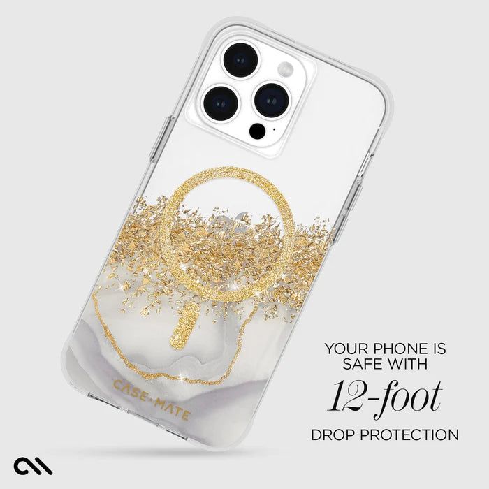 Case-Mate iPhone 15 Pro / 15 Pro Max Karat MagSafe Case - Marble