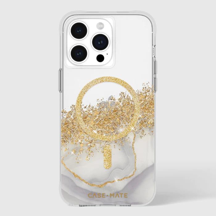 Case-Mate iPhone 15 Pro / 15 Pro Max Karat MagSafe Case - Marble iPhone 15 Pro