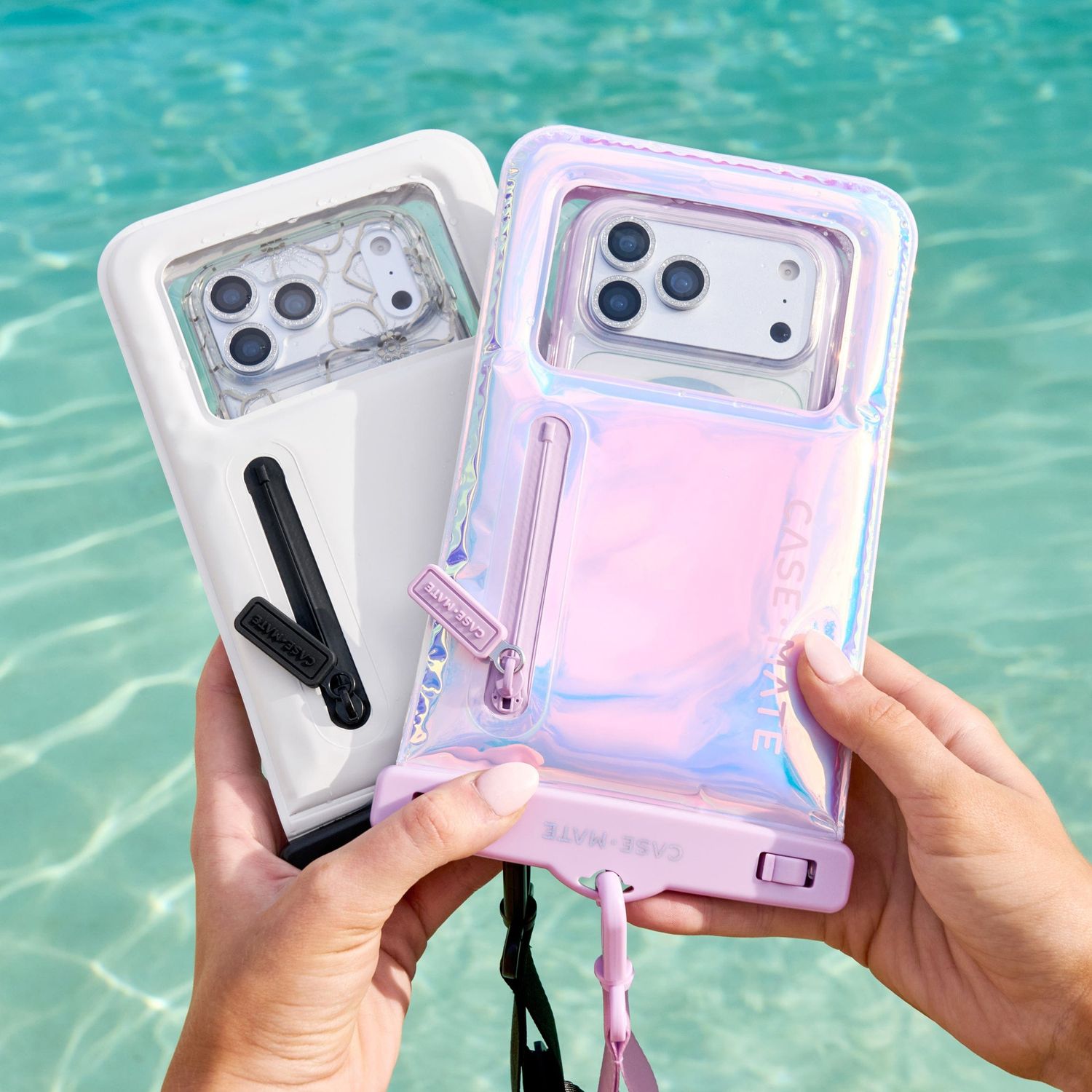 Case-Mate Waterproof Floating Phone Pouch with Zip Pocket XL