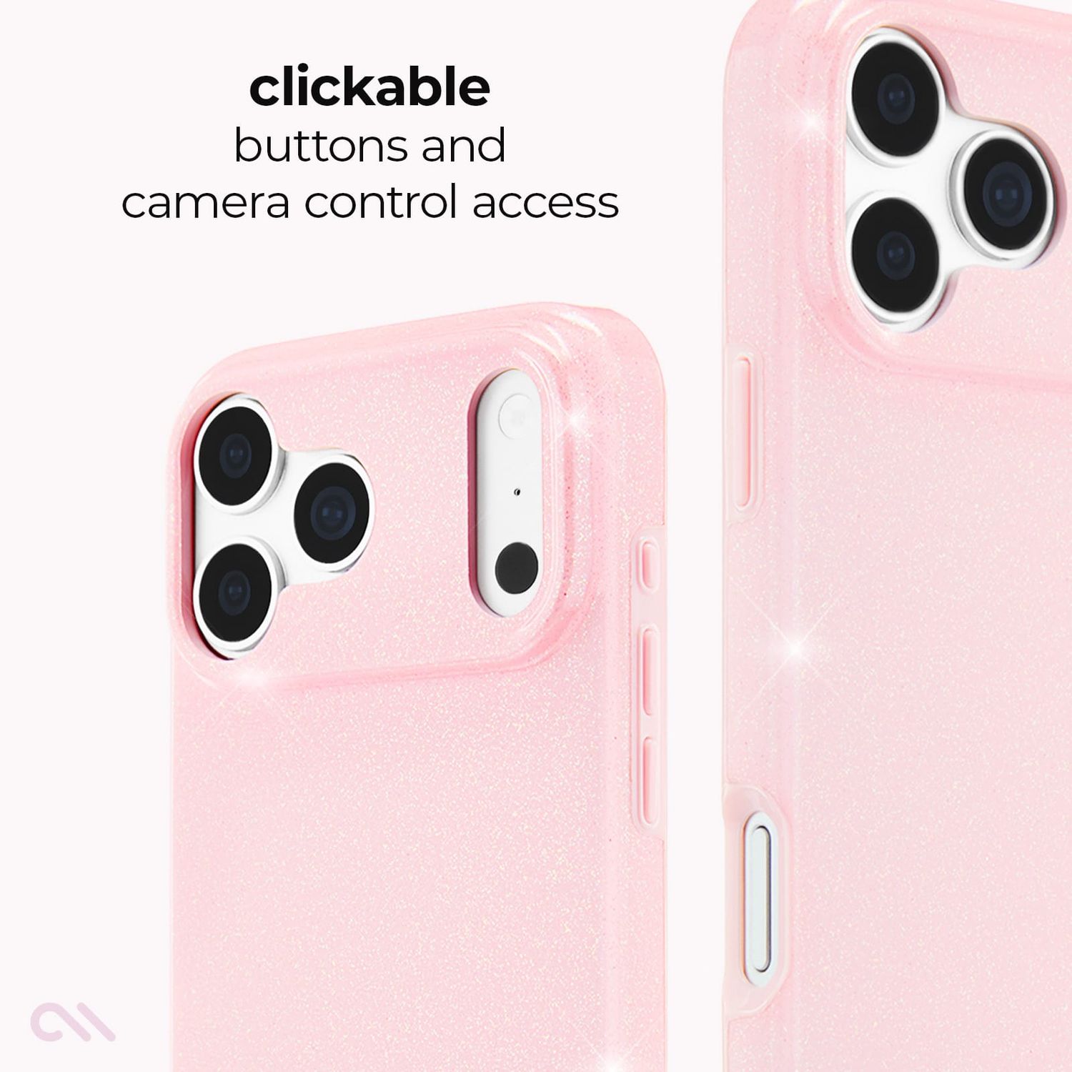 Case-Mate iPhone 18 / 17 Pro / Pro Max Twinkle MagSafe Case - Ballet Pink