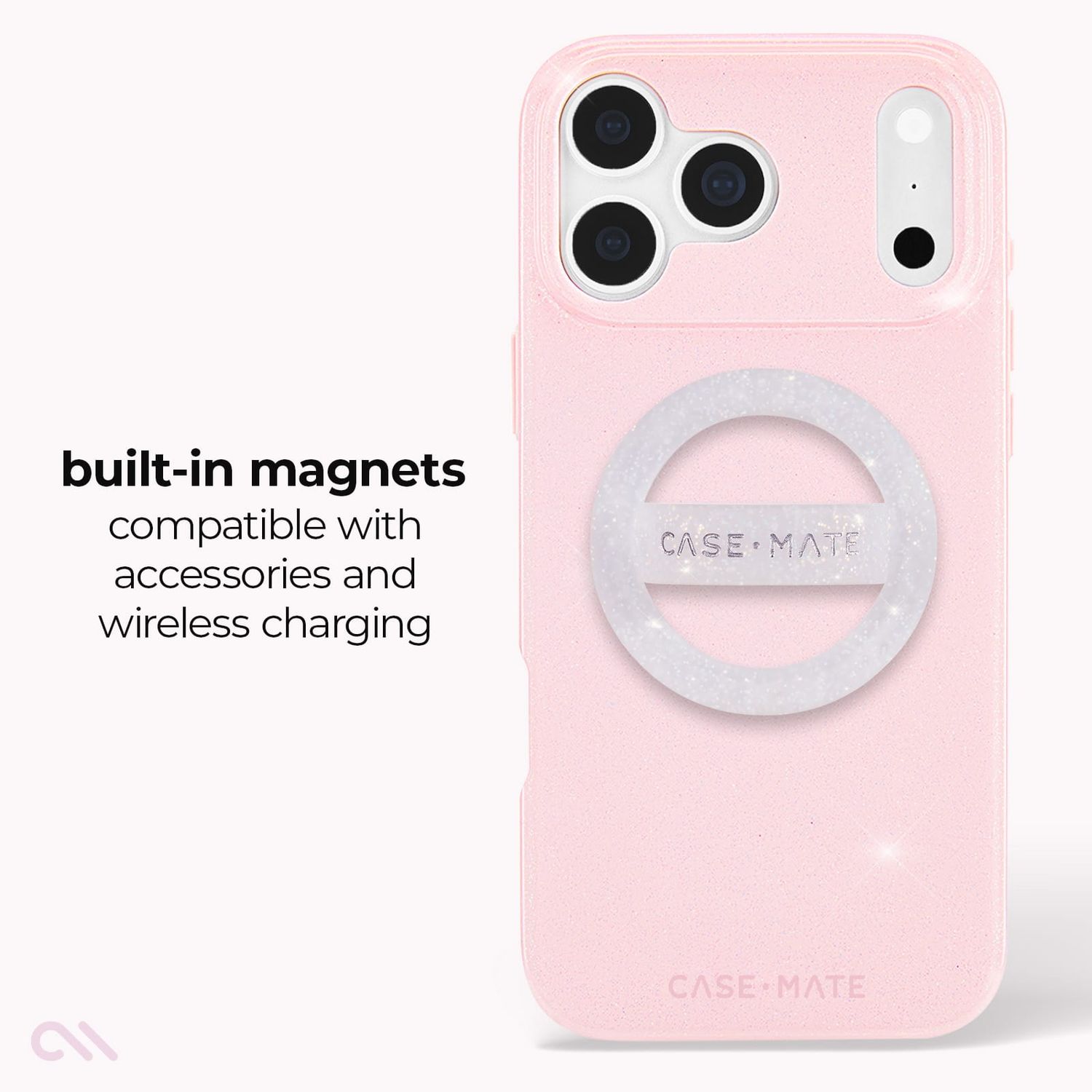 Case-Mate iPhone 18 / 17 Pro / Pro Max Twinkle MagSafe Case - Ballet Pink