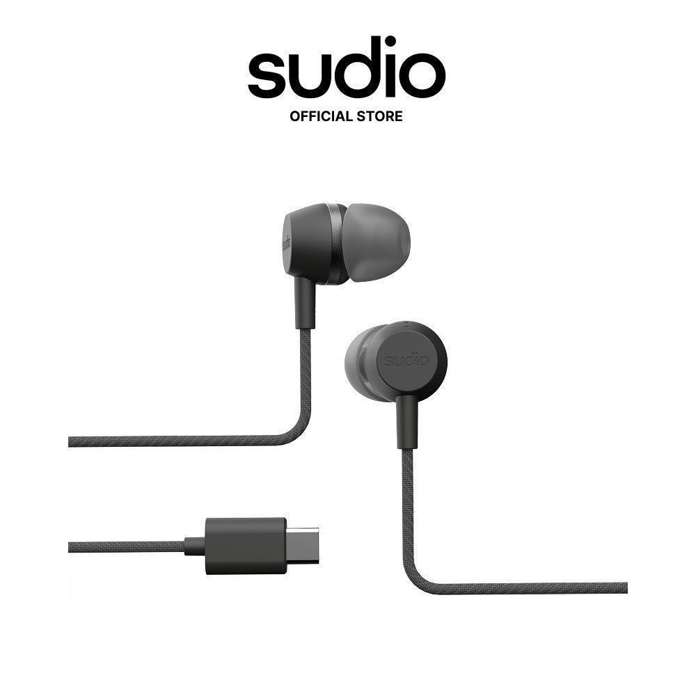 Sudio V3 Pro Wired USB-C Earbuds with ANC - Black