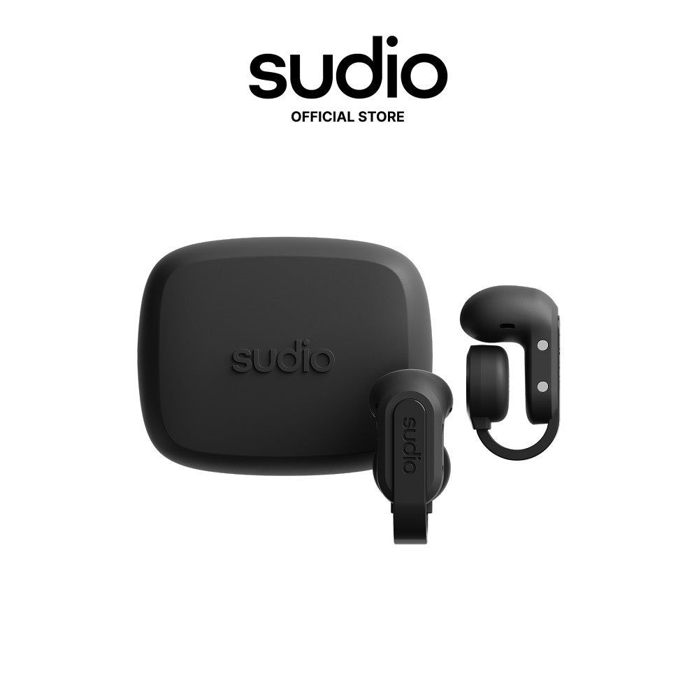 Sudio B3 Open-Ear Wireless Earbuds - Black