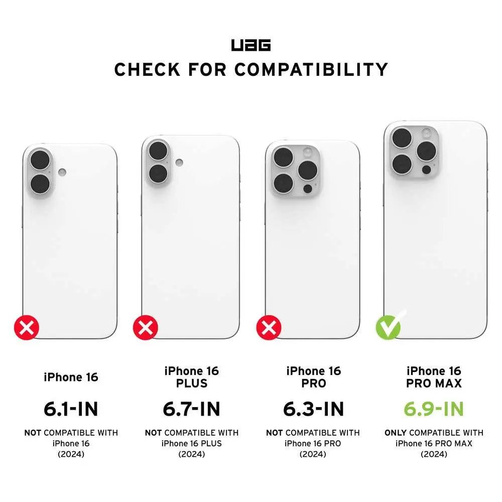 UAG iPhone 16 Pro Max Case Plasma