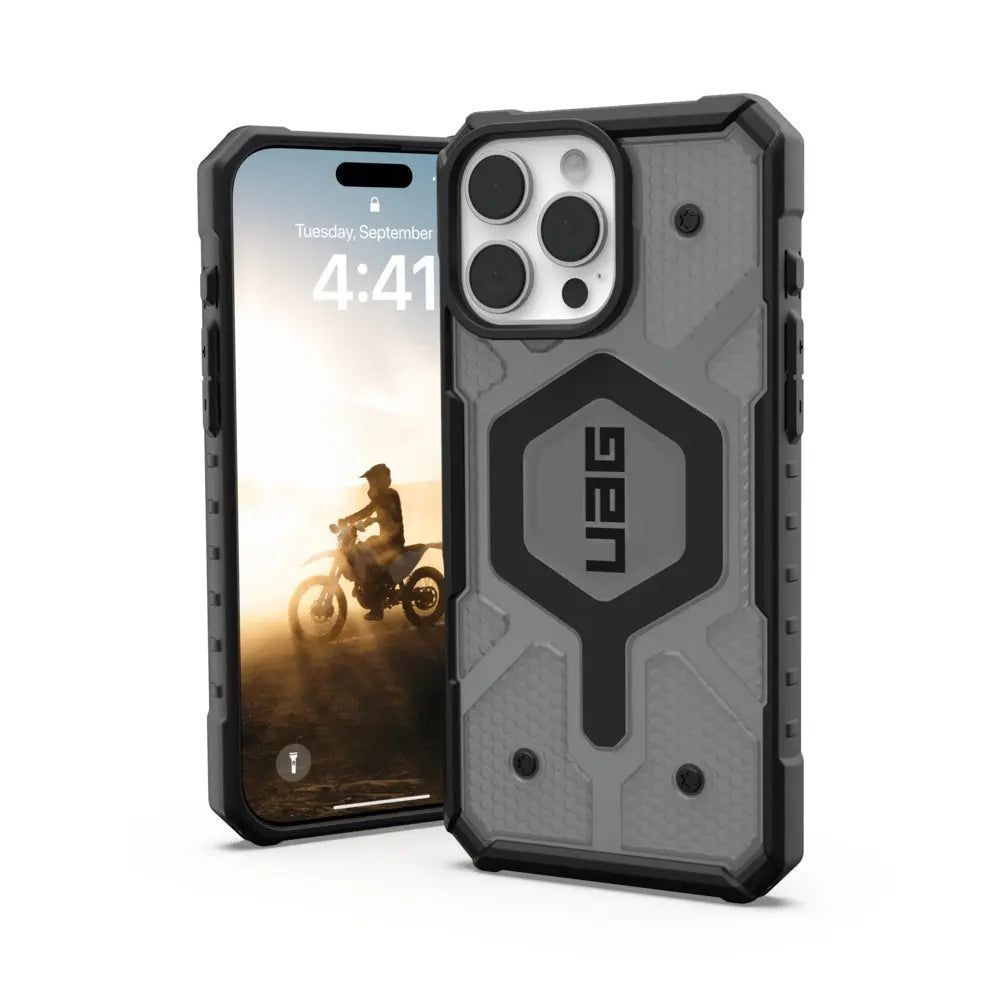 UAG iPhone 16 Pro Max Case Pathfinder Clear MagSafe - Ash