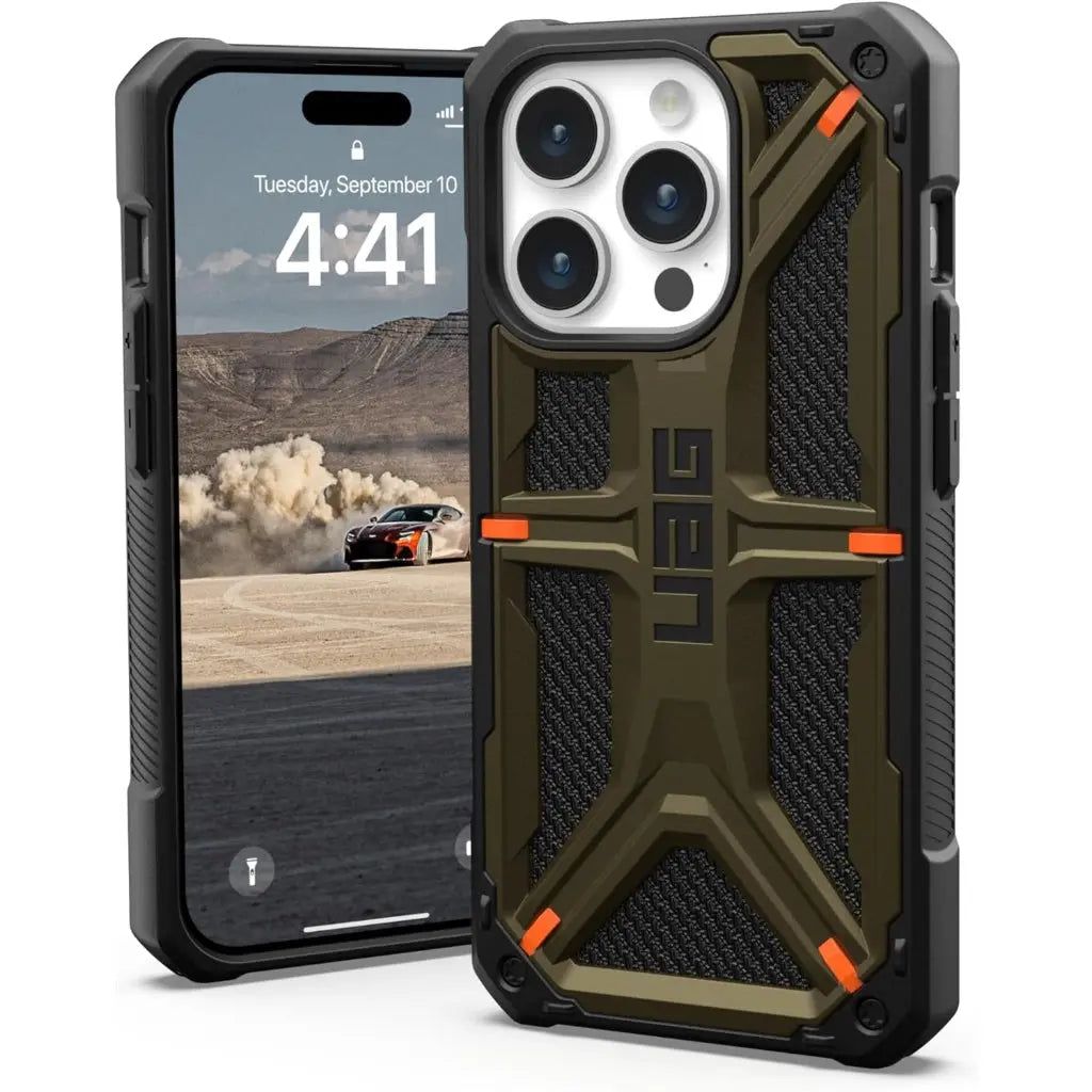 UAG iPhone 15 Pro Case Monarch Kevlar Black
