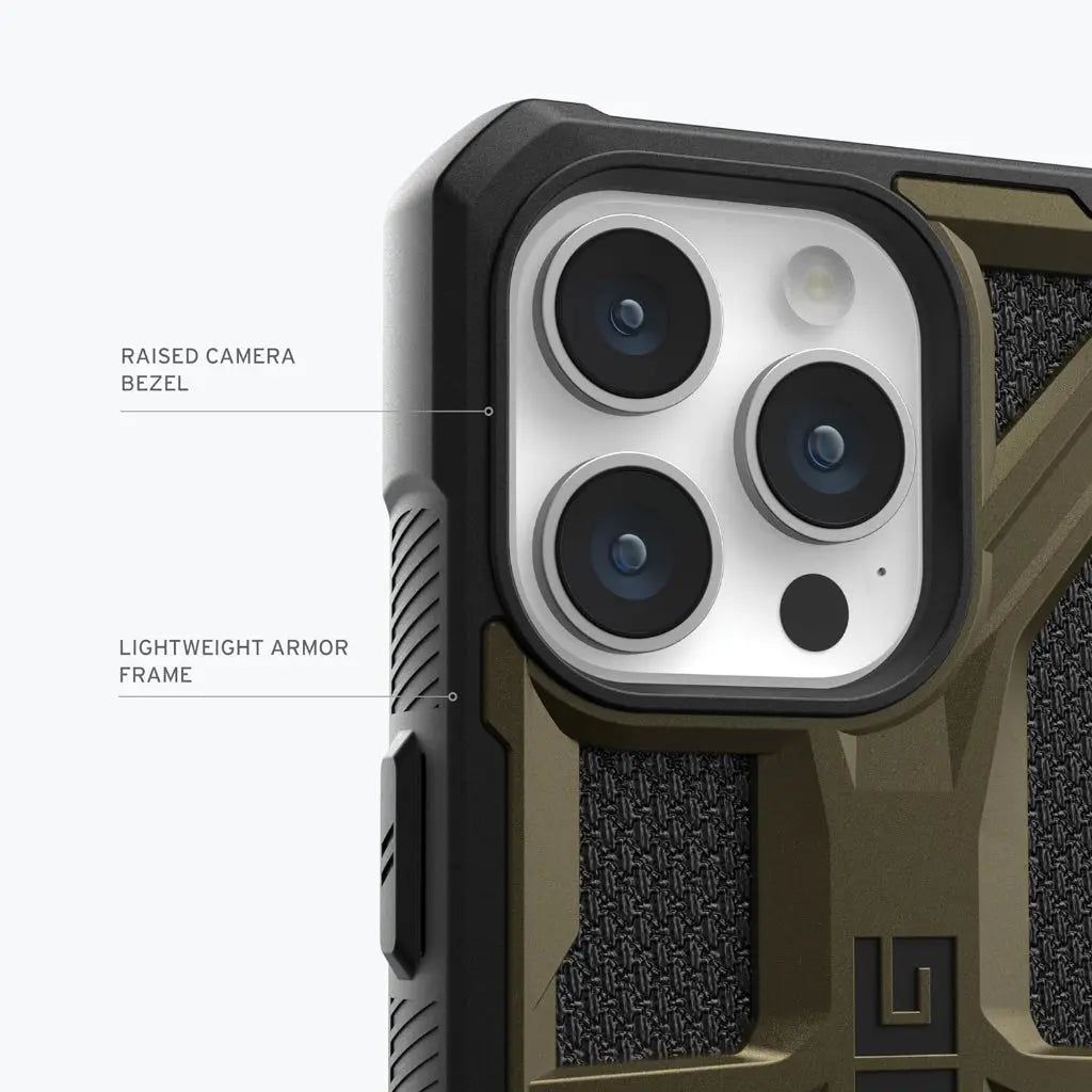 UAG iPhone 15 Pro Case Monarch Kevlar Black