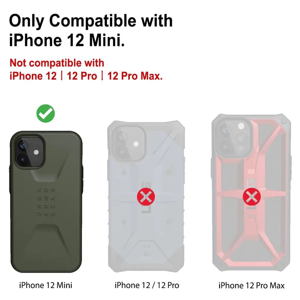UAG iPhone 12 Mini Case Cover [U] Mouve