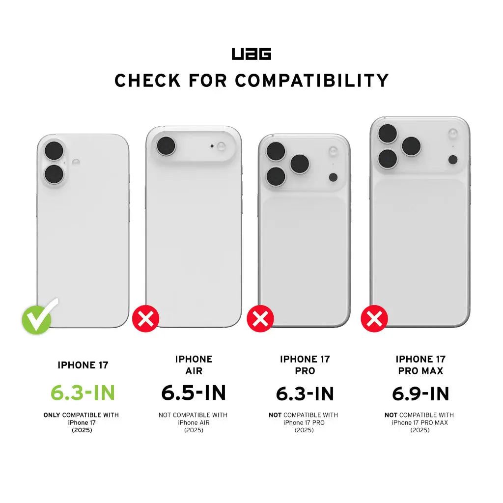 UAG iPhone 17 Case 6.3" Plyo