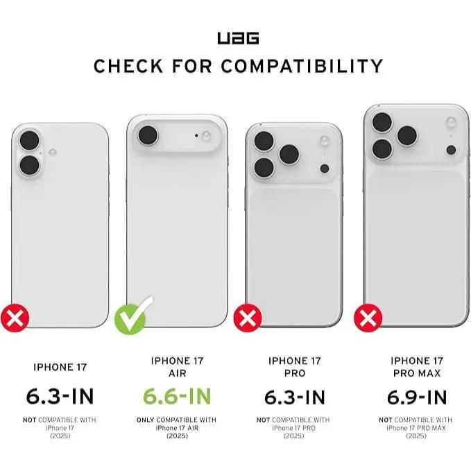 UAG iPhone Air Case 6.6" Plyo Magnetic