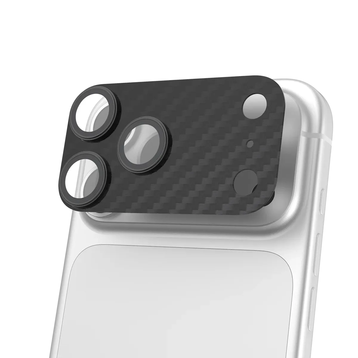 UAG iPhone 18 Pro Max Camera Shield, Clear / Silver Hex