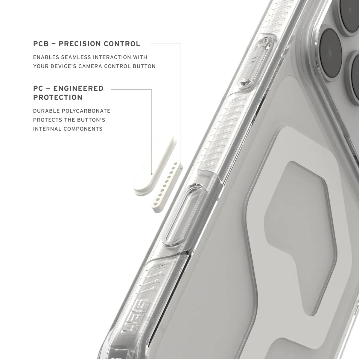 UAG iPhone 18 Pro Max Plyo XTE Case, Ice/Smoke