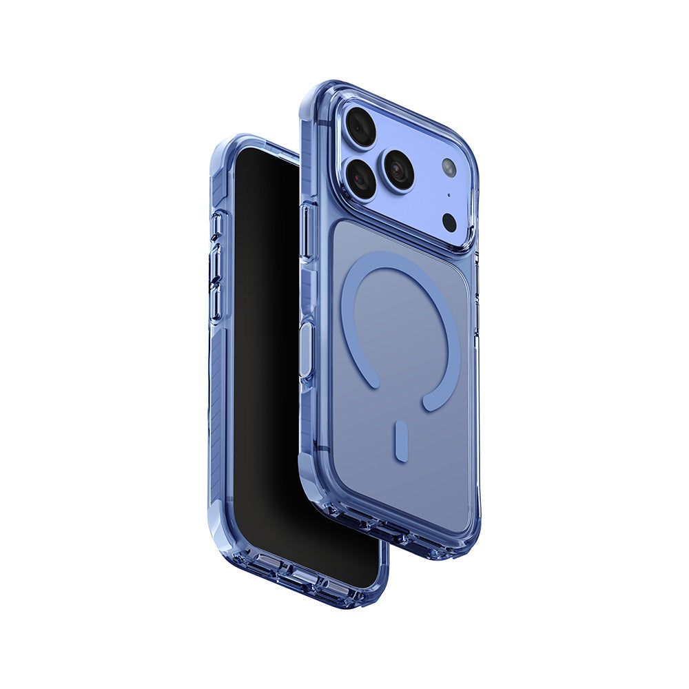 Uniq Hybrid iPhone 18 Pro (2026) 6.3 Magclick Charging Combat, Colour: Polar Blue