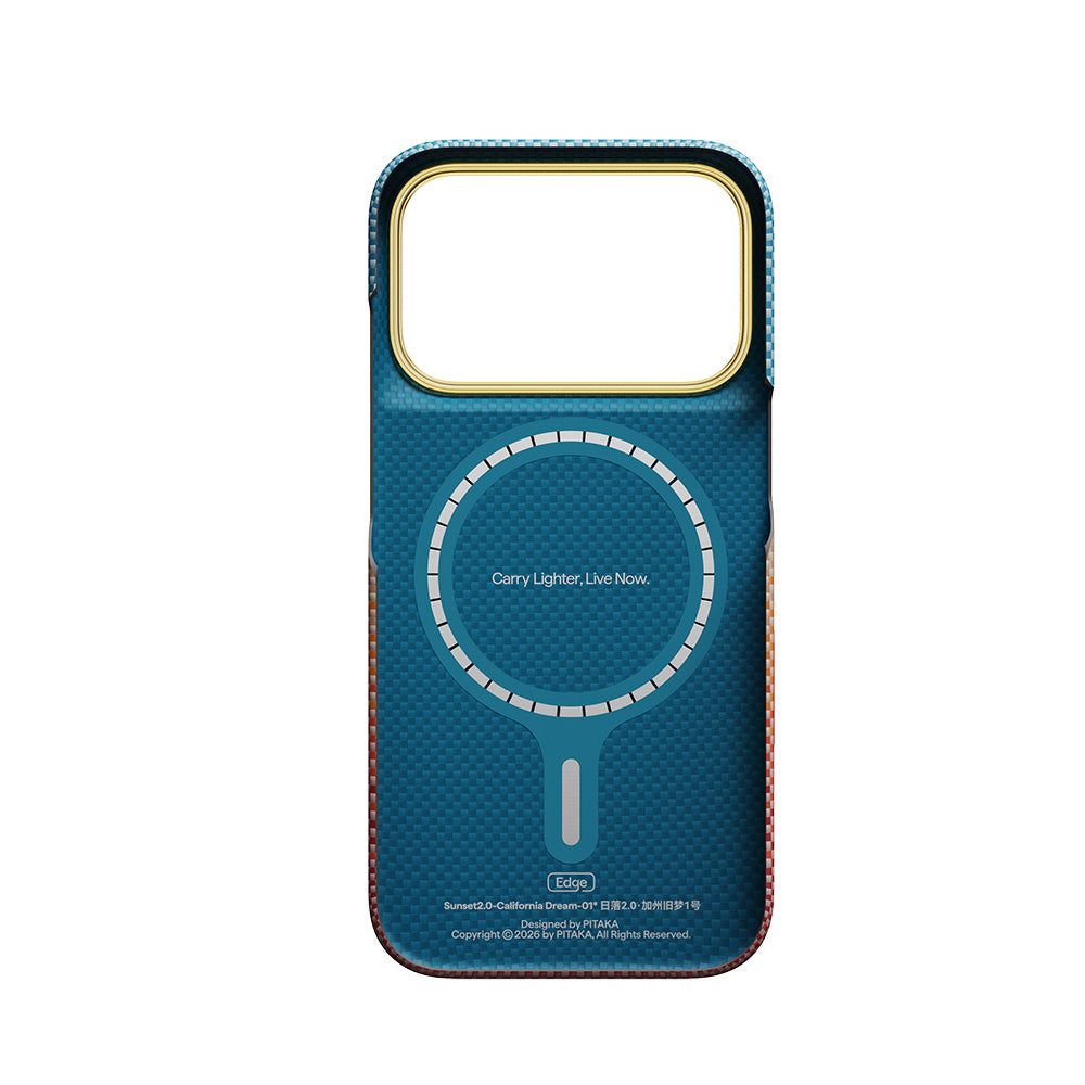 PITAKA PT-KI1806P Edge Case for iPhone 18 Pro - California Dream