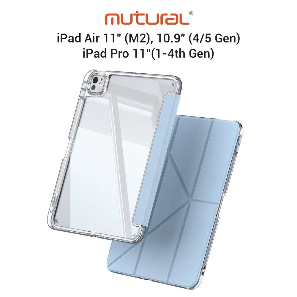 Mutural iPad Air 11 Jingdun Clear-Pro Case, Color: Pink