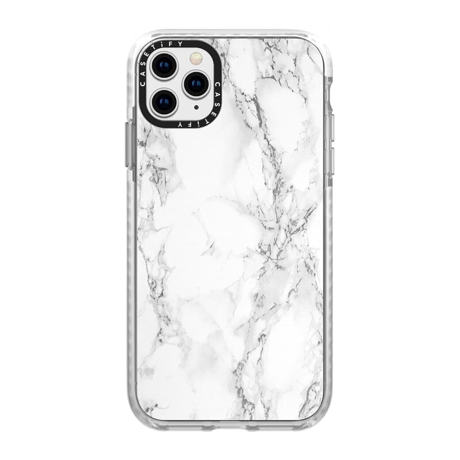 CASETiFY iPhone 11 Pro Impact Case, White Marble