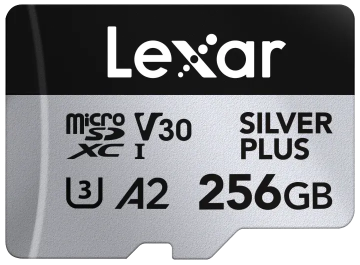 Lexar Professional SILVER PLUS microSDXC UHS-I Card - 256GB