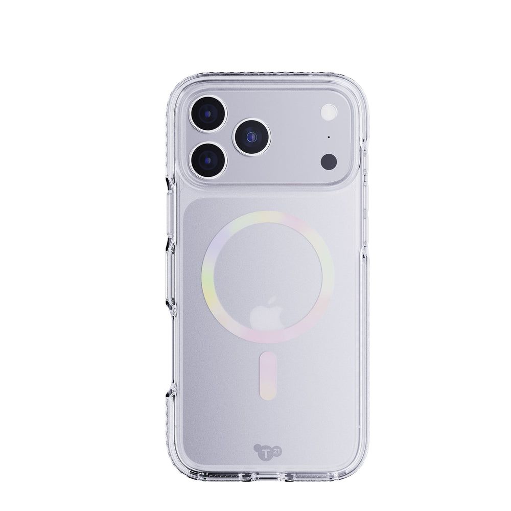 Tech21 EvoCrystal MagSafe iPhone 17 Pro Max Iridescent product photo