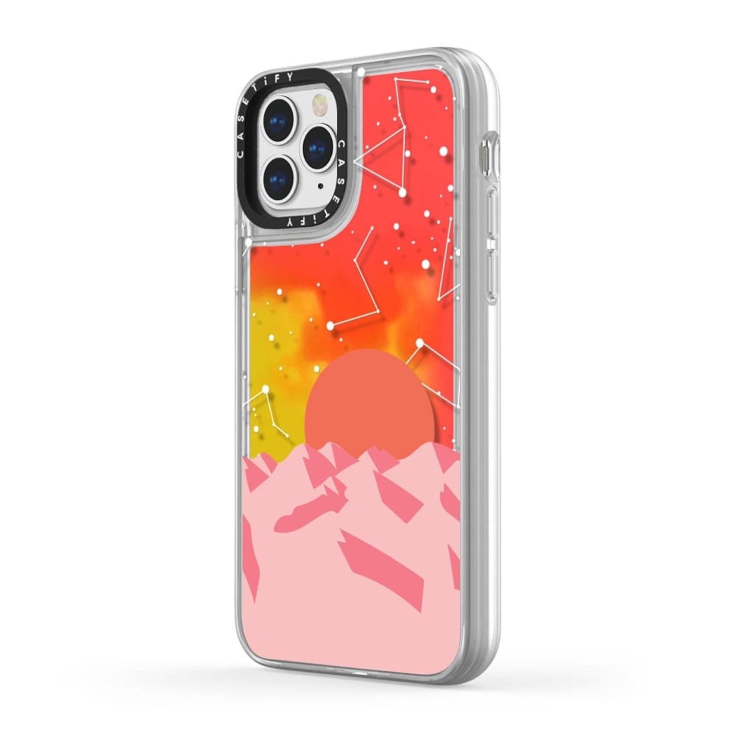 CASETiFY iPhone 11 Pro Neon Sand Case, Palm Springs