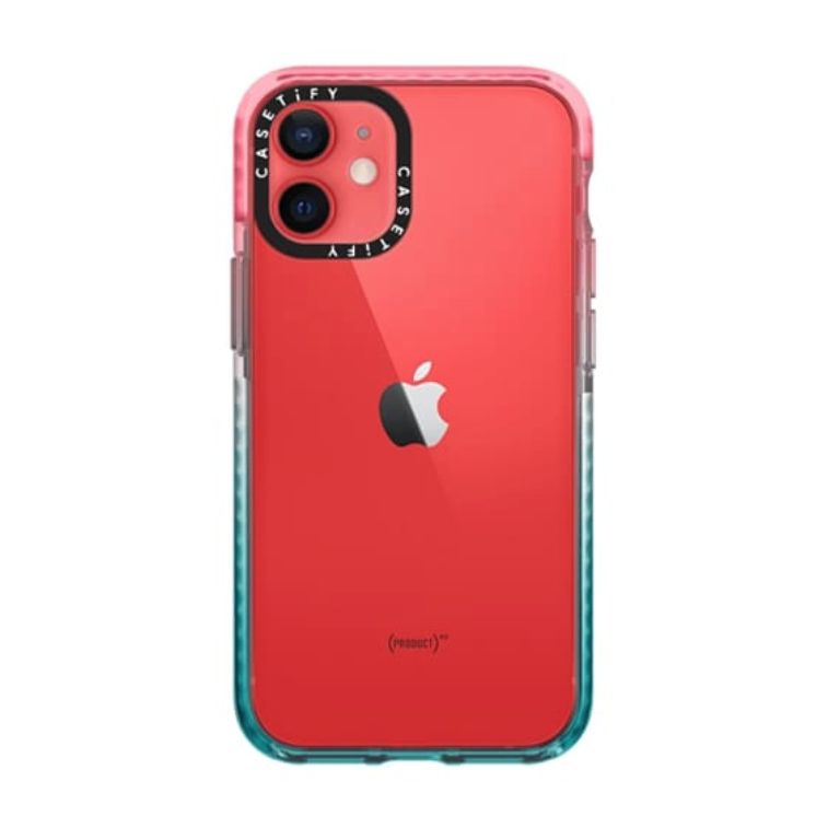 CASETiFY iPhone 12 mini Impact Case, Pink/Blue