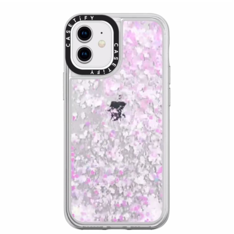 CASETiFY iPhone 12 mini Glitter Case, Unicorn Pastel