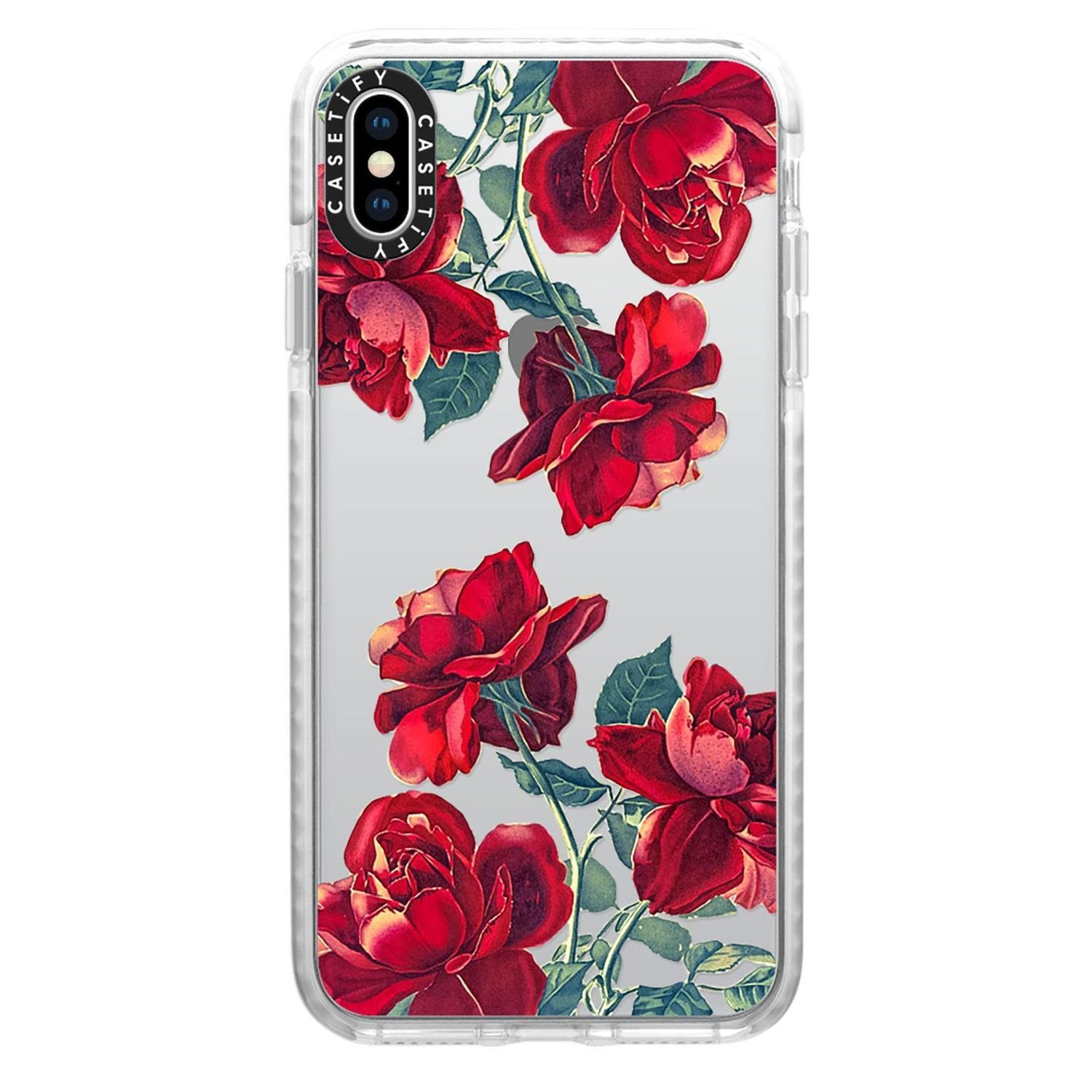 CASETiFY iPhone XS Impact Case, Frost Purple Peony