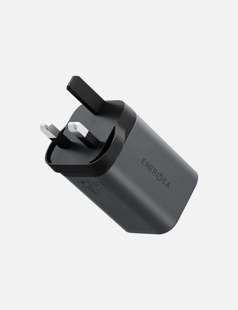 Energea AmpCharge Mini 100W 1A2C Wall Charger, Gunmetal